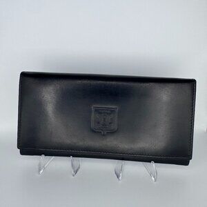 Celine Triomphe leather wallet.